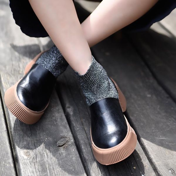 boots artmu original british style elastic 2021 genuine leather handmade flat women ankle 8057-5, Black
boots artmu original british style elastic 2021 genuine leather handmade flat women ankle 8057-5, Black