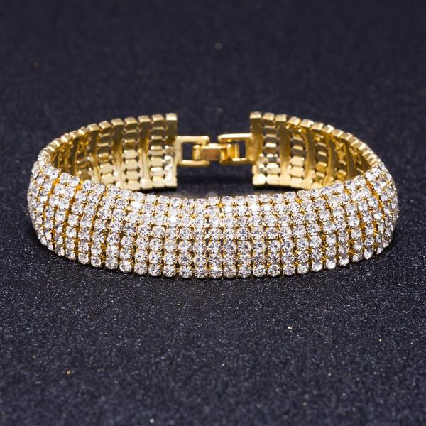 link brides fashion full of claw bracelet women's wedding dress shiny jewelrylink chain, Black
link brides fashion full of claw bracelet women's wedding dress shiny jewelrylink chain, Black