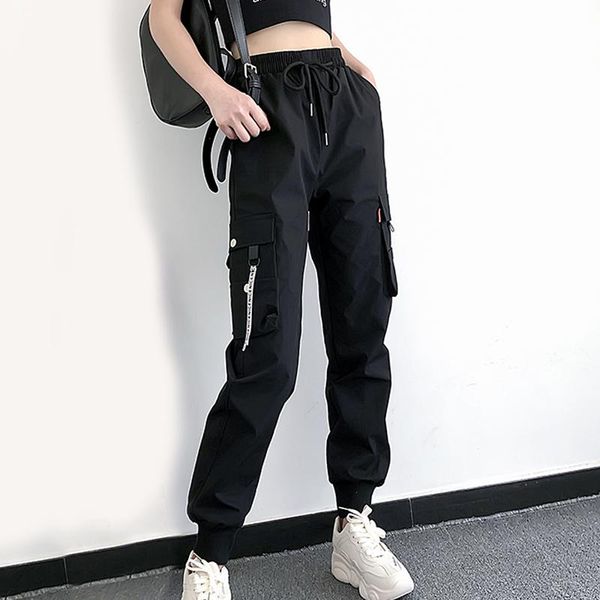 women's pants & capris lucyever bf women cargo autumn black gothic harajuku elastic high waist joggers sweatpants streetwear girls trou, Black;white
women's pants & capris lucyever bf women cargo autumn black gothic harajuku elastic high waist joggers sweatpants streetwear girls trou, Black;white