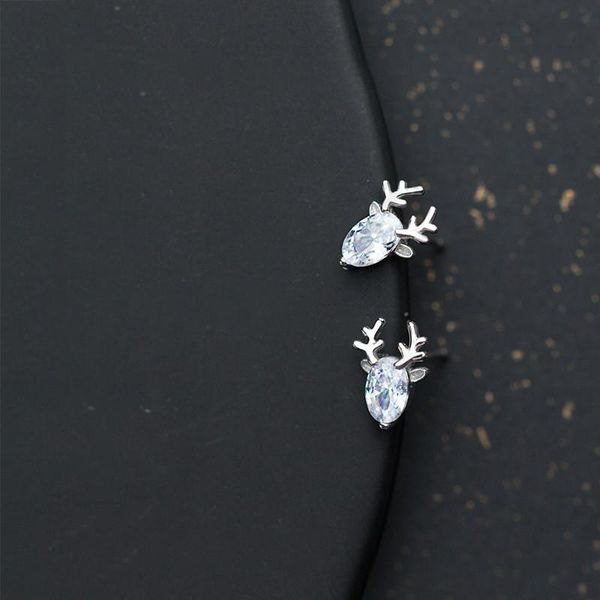 stud 925 sterling silver jewelry women fashion cute tiny hollow deer earrings gift for girls kids lady, Golden;silver
stud 925 sterling silver jewelry women fashion cute tiny hollow deer earrings gift for girls kids lady, Golden;silver
