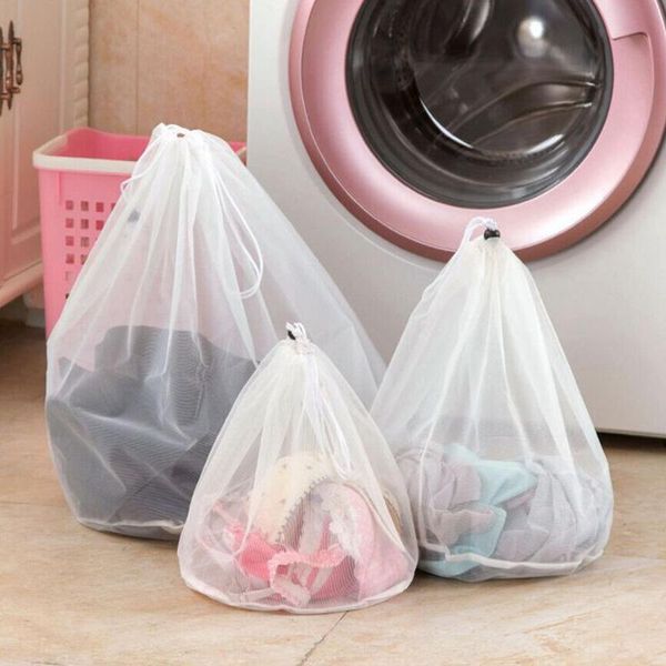 drawstring laundry mesh bag fine-grained bra underwear protective folded anti-deformation large opening size washing net sack bags
drawstring laundry mesh bag fine-grained bra underwear protective folded anti-deformation large opening size washing net sack bags