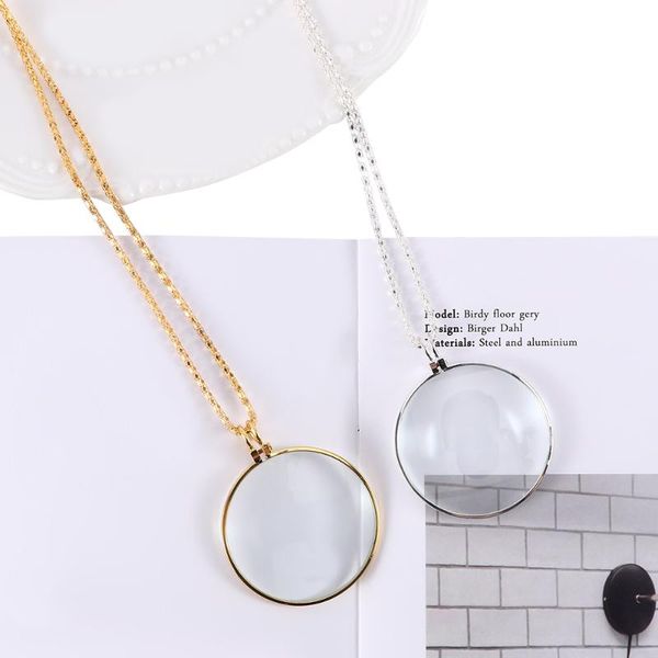 pendant necklaces jewelry gift personality creative single piece necklace 5x magnifier fashion coin, Silver
pendant necklaces jewelry gift personality creative single piece necklace 5x magnifier fashion coin, Silver