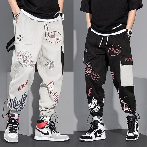 pants men's autumn corset casual fashion brand loose overalls capris leg drawstring, Black
pants men's autumn corset casual fashion brand loose overalls capris leg drawstring, Black