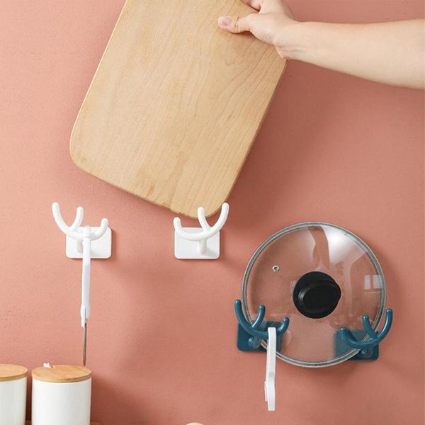 hooks & rails 1 pair pots lids rack wall mount strong loading pp plastic self adhesive pot lid organizer kitchen accessories racks holders
hooks & rails 1 pair pots lids rack wall mount strong loading pp plastic self adhesive pot lid organizer kitchen accessories racks holders