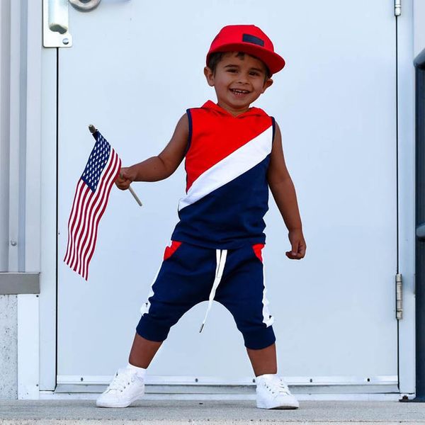 boys clothing sets baby suits kids clothes wear summer cotton sleeveless hooded sweater sports pants casual suit tracksuit 2pcs b8251, White
boys clothing sets baby suits kids clothes wear summer cotton sleeveless hooded sweater sports pants casual suit tracksuit 2pcs b8251, White