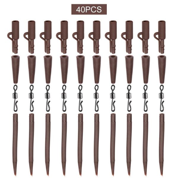 fishing accessories 40pcs 4 sets anti rolling swivels sleeves terminal carp safety clips with pins tail rubber tubes quick change
fishing accessories 40pcs 4 sets anti rolling swivels sleeves terminal carp safety clips with pins tail rubber tubes quick change