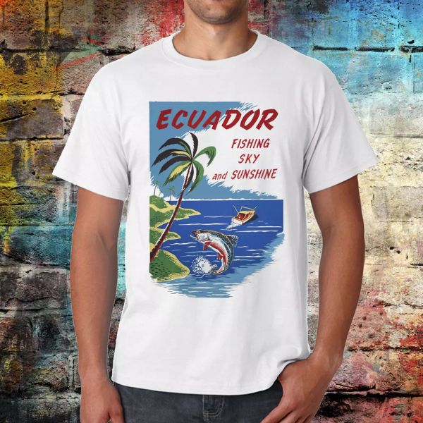 ecuador fishing t-shirt, south america tee, fishing gift tee, vintage travel tee, White;black
ecuador fishing t-shirt, south america tee, fishing gift tee, vintage travel tee, White;black