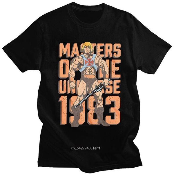 men's t-shirts novelty he-man 1983 masters of the universe t shirt men short sleeve daily vintage print eternia tee top, White;black
men's t-shirts novelty he-man 1983 masters of the universe t shirt men short sleeve daily vintage print eternia tee top, White;black