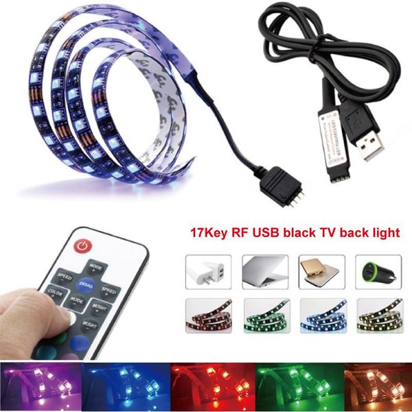 back light black pcb 0.5m-2m/pc 5v usb led strip flexible rgb color changing 16 ip65+17key rf controller strips
back light black pcb 0.5m-2m/pc 5v usb led strip flexible rgb color changing 16 ip65+17key rf controller strips