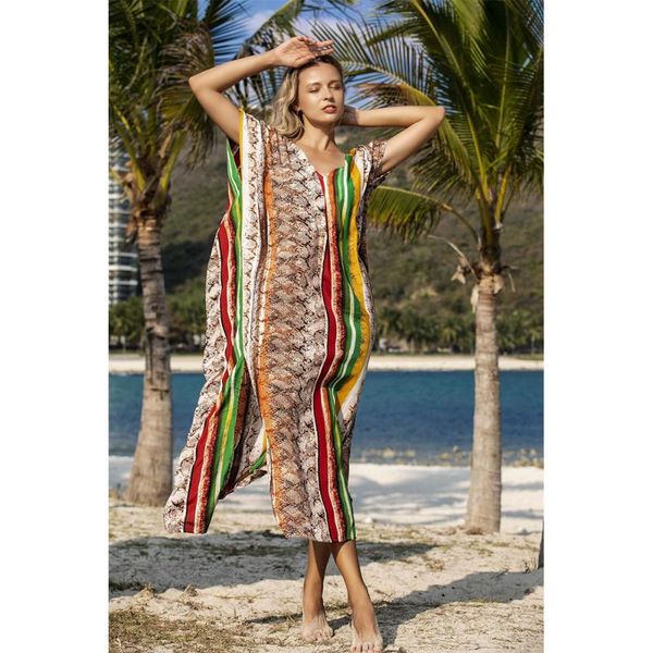 women's swimwear 2021 snake striped printed bikini cover ups button beach dress cotton tunic women plus size wear swim suit up robe, White;black
women's swimwear 2021 snake striped printed bikini cover ups button beach dress cotton tunic women plus size wear swim suit up robe, White;black