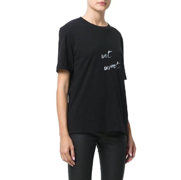 21ss luxury letter print tee summer fashion cotton men women couple casual street t-shirts signature crew neck slp tshirt, White;black
21ss luxury letter print tee summer fashion cotton men women couple casual street t-shirts signature crew neck slp tshirt, White;black