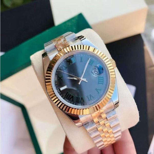 most popular fashion men's watch automatic mechanical watches 41mm sapphire mirror stainless steel original buckle gift wristwatches, Slivery;brown
most popular fashion men's watch automatic mechanical watches 41mm sapphire mirror stainless steel original buckle gift wristwatches, Slivery;brown