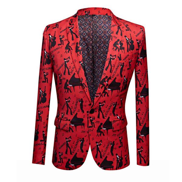 men's suits & blazers men with colored printing jacket party a fine male suit buckle fashion graffiti, White;black
men's suits & blazers men with colored printing jacket party a fine male suit buckle fashion graffiti, White;black