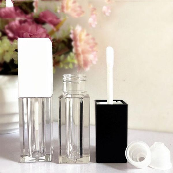 storage bottles & jars 10-50pcs 5ml empty square lip gloss tubes transparent tube lipstick mini sample cosmetic container with black/wh
storage bottles & jars 10-50pcs 5ml empty square lip gloss tubes transparent tube lipstick mini sample cosmetic container with black/wh