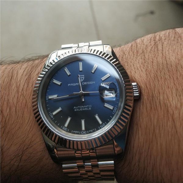 men automatic mechanical watches sport stainless steel waterproof watch relogio masculino wristwatches, Slivery;brown
men automatic mechanical watches sport stainless steel waterproof watch relogio masculino wristwatches, Slivery;brown