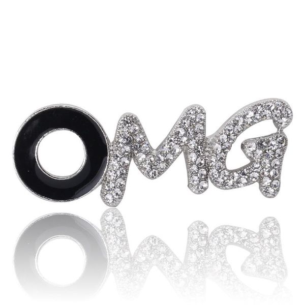pins, brooches wybu creative alloy rhinestone letter omg brooch high-end temperament simple dress suit collar pin accessories, Gray
pins, brooches wybu creative alloy rhinestone letter omg brooch high-end temperament simple dress suit collar pin accessories, Gray