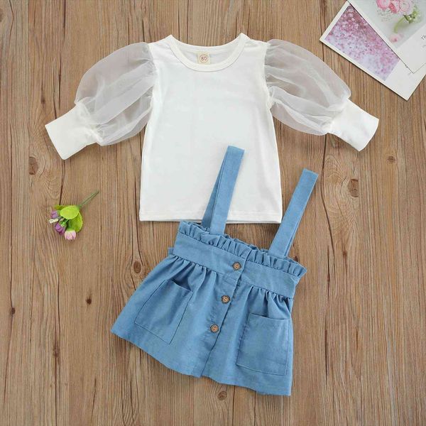 girls clothing set summer two piece kid clothes fashion children toddler girl puff sleeve strap skirt, White
girls clothing set summer two piece kid clothes fashion children toddler girl puff sleeve strap skirt, White