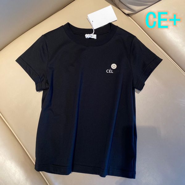 luxury design cel pearl smile round neck women's loose t-shirt summer versatile white short sleeve top
luxury design cel pearl smile round neck women's loose t-shirt summer versatile white short sleeve top