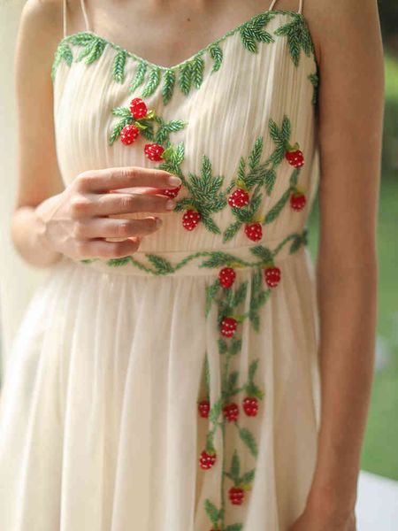 casual dresses women summer elegant slim french exquisite handmade beading embroidery cute dimensional strawberry mesh dress w/h cape bxo4, Black;gray
casual dresses women summer elegant slim french exquisite handmade beading embroidery cute dimensional strawberry mesh dress w/h cape bxo4, Black;gray