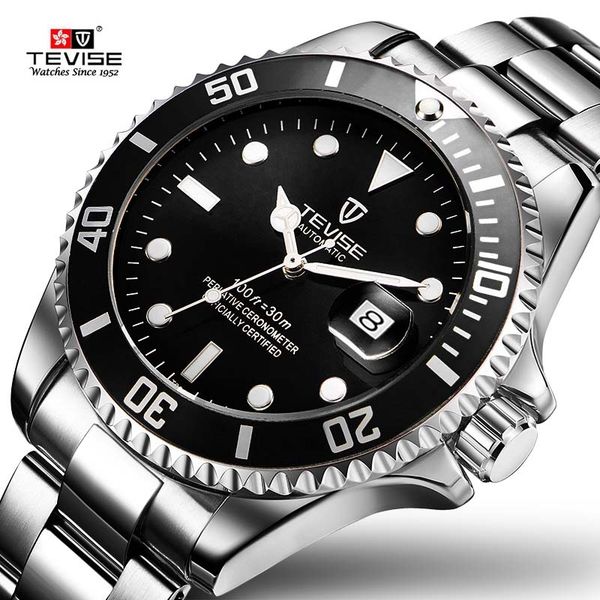 drop shipping tevise brand men mechanical watch automatic fashion luxury stainless steel male clock relogio masculino 210407, Slivery;brown
drop shipping tevise brand men mechanical watch automatic fashion luxury stainless steel male clock relogio masculino 210407, Slivery;brown