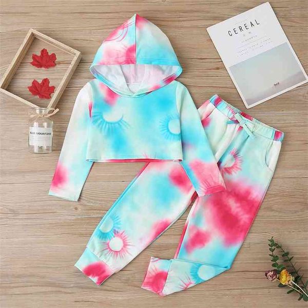 winter children sets casual long sleeve hooded print hoodies tie-dye trousers cute 2pcs girls clothes 18m-6t 210629, White
winter children sets casual long sleeve hooded print hoodies tie-dye trousers cute 2pcs girls clothes 18m-6t 210629, White