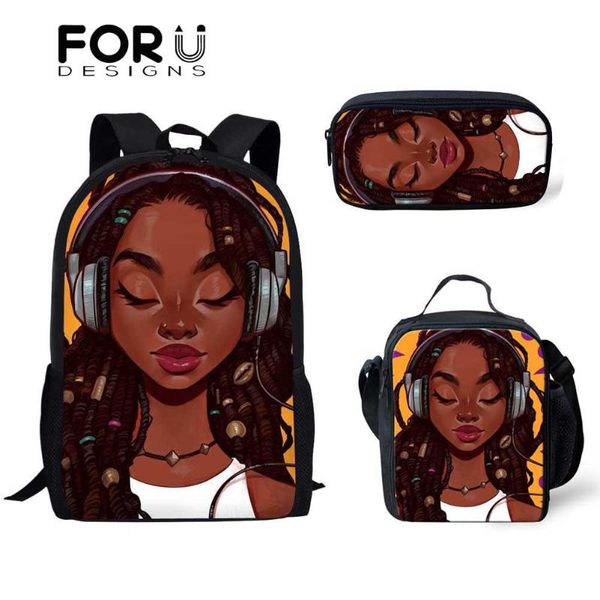 3pcs/set school bag for kids black art african girl print backpack children shoulder book student satchel bags
3pcs/set school bag for kids black art african girl print backpack children shoulder book student satchel bags