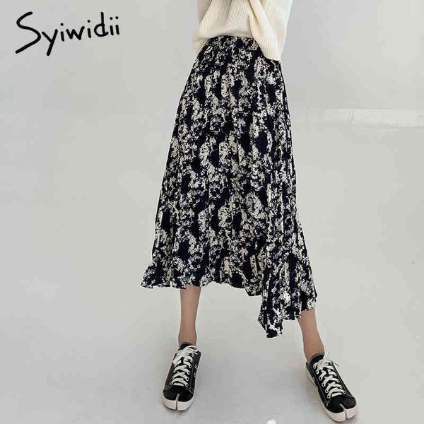 syiwidii floral skirts womens spring summer black cotton casual a-line black coffee mid-calf empire long elegant fashion 210417
syiwidii floral skirts womens spring summer black cotton casual a-line black coffee mid-calf empire long elegant fashion 210417