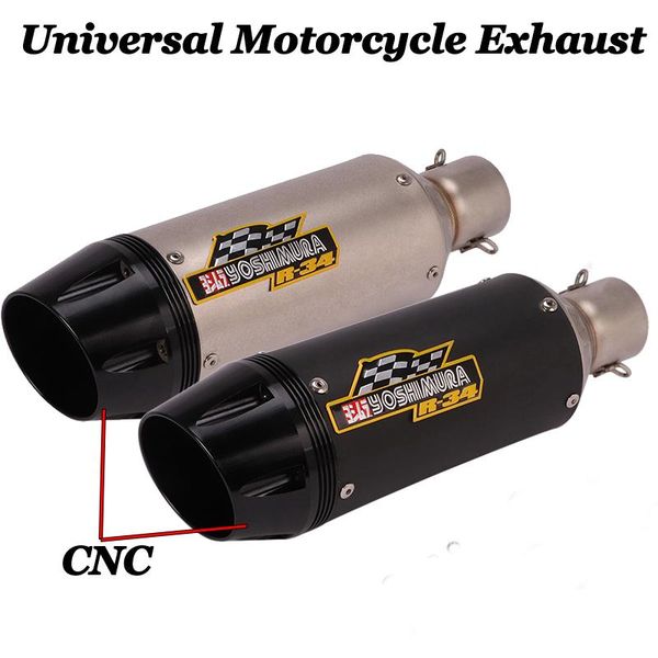 motorcycle exhaust system universal yoshimura r34 pipe escape modified moto muffler for gsxr600 ninja400 k6 k7 k8 r3 r6 r25 mt125 rc250
motorcycle exhaust system universal yoshimura r34 pipe escape modified moto muffler for gsxr600 ninja400 k6 k7 k8 r3 r6 r25 mt125 rc250