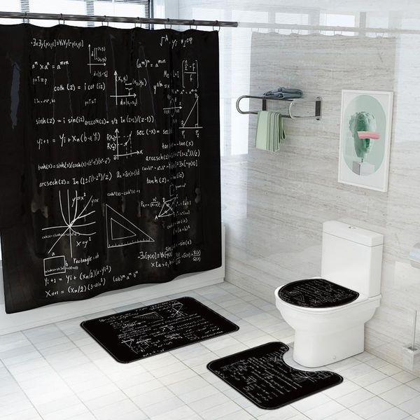 shower curtains black simple curtain bath mat set blackboard math formula bathroom toilet lid rug polyester absorbent
shower curtains black simple curtain bath mat set blackboard math formula bathroom toilet lid rug polyester absorbent