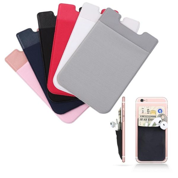 card holders mobile phone back cards wallet credit id holder travel passport adhesive sticker pocket fashion elastic 1pc, Brown;gray
card holders mobile phone back cards wallet credit id holder travel passport adhesive sticker pocket fashion elastic 1pc, Brown;gray