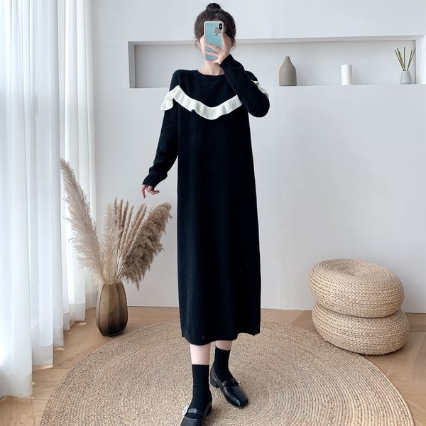 korean design of the senior fashion ladies long shirt plus size dress q498, Black;gray
korean design of the senior fashion ladies long shirt plus size dress q498, Black;gray