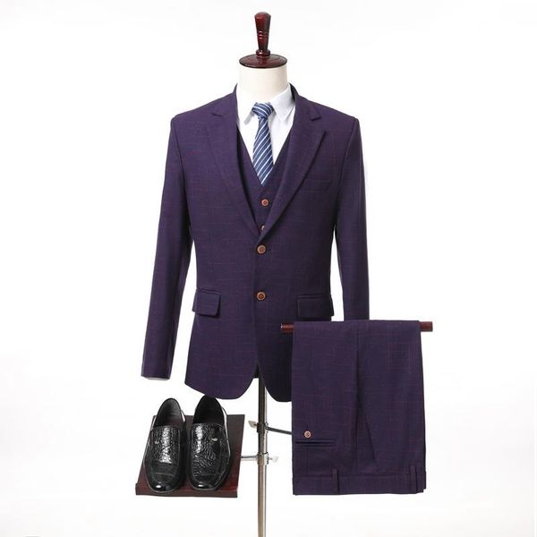 casual suit men's korean version of self-cultivation business purple small suits & blazers, White;black
casual suit men's korean version of self-cultivation business purple small suits & blazers, White;black