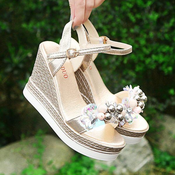 sandals women ladies summer fashion platforms crystal floral decoration slippers and high heels wedges shoes 2021, Black
sandals women ladies summer fashion platforms crystal floral decoration slippers and high heels wedges shoes 2021, Black