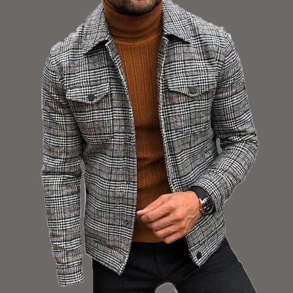 men's trench coats spring slim jacket lapel fashion long sleeve plaid coat man leisure shirt windbreaker, Tan;black
men's trench coats spring slim jacket lapel fashion long sleeve plaid coat man leisure shirt windbreaker, Tan;black