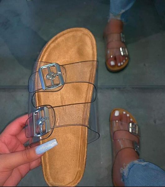 slippers summer woman flat transparent plastic soft jelly shoes female belt bukle flip flops women outdoor beach ladies slides vzcv, Black
slippers summer woman flat transparent plastic soft jelly shoes female belt bukle flip flops women outdoor beach ladies slides vzcv, Black