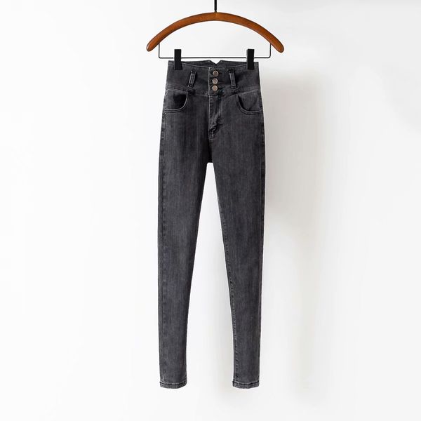 women's jeans 05lh-695 korean wear high waist three button denim leggings for autumn and winter pg2g, Blue
women's jeans 05lh-695 korean wear high waist three button denim leggings for autumn and winter pg2g, Blue