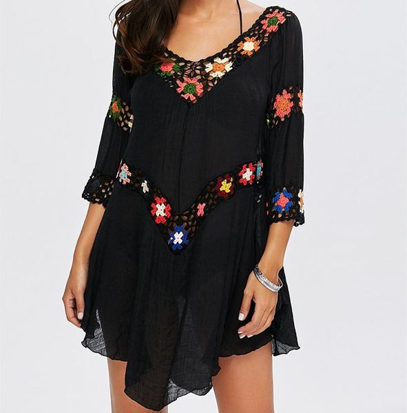 casual dresses h80&s90 2021 summer women handmade crochet flounce beach dress tunic bikini swimwear cover up lady robe sarongs, Black;gray
casual dresses h80&s90 2021 summer women handmade crochet flounce beach dress tunic bikini swimwear cover up lady robe sarongs, Black;gray