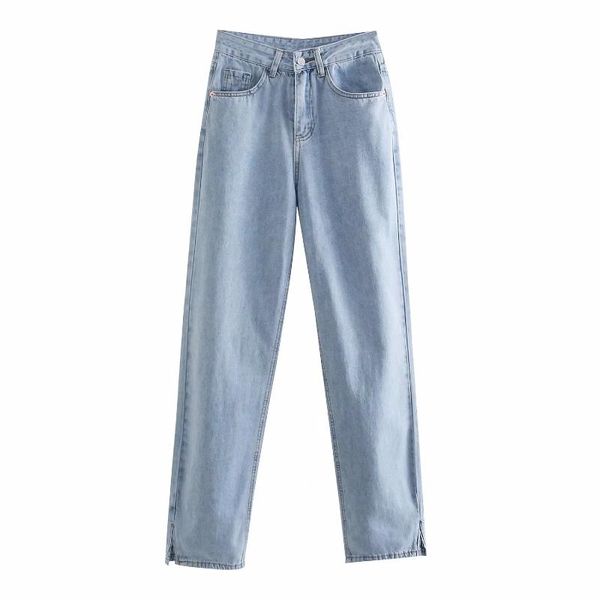 women's pants & capris za 2021 women all-match side split slim jeans casual full length high waist denim pocket pantalon fashion slit t, Black;white
women's pants & capris za 2021 women all-match side split slim jeans casual full length high waist denim pocket pantalon fashion slit t, Black;white