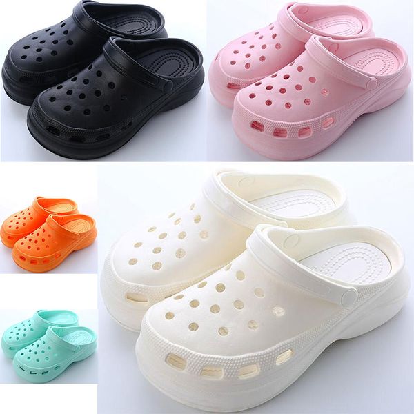 newly sale womens summer thick-soled hole shoes ladies height increase shoe black white orange pink girl beach classic sandals slippers 33-3
newly sale womens summer thick-soled hole shoes ladies height increase shoe black white orange pink girl beach classic sandals slippers 33-3