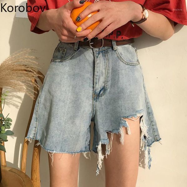 women's shorts korobov korean tassel hole demin women plus size high waist wide leg s-5xl preppy style light blue 77738, White;black
women's shorts korobov korean tassel hole demin women plus size high waist wide leg s-5xl preppy style light blue 77738, White;black