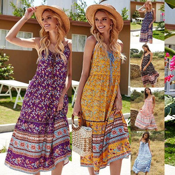casual dresses vividcity bohemian dress women's printed loose swing v-neck panel expandable sleeveless strap robe summer 2021, Black;gray
casual dresses vividcity bohemian dress women's printed loose swing v-neck panel expandable sleeveless strap robe summer 2021, Black;gray