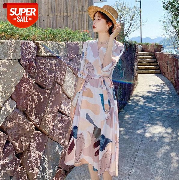 net red design sense french niche chiffon dress fashion temperament waist collar holiday skirt #f18p, Black;gray
net red design sense french niche chiffon dress fashion temperament waist collar holiday skirt #f18p, Black;gray
