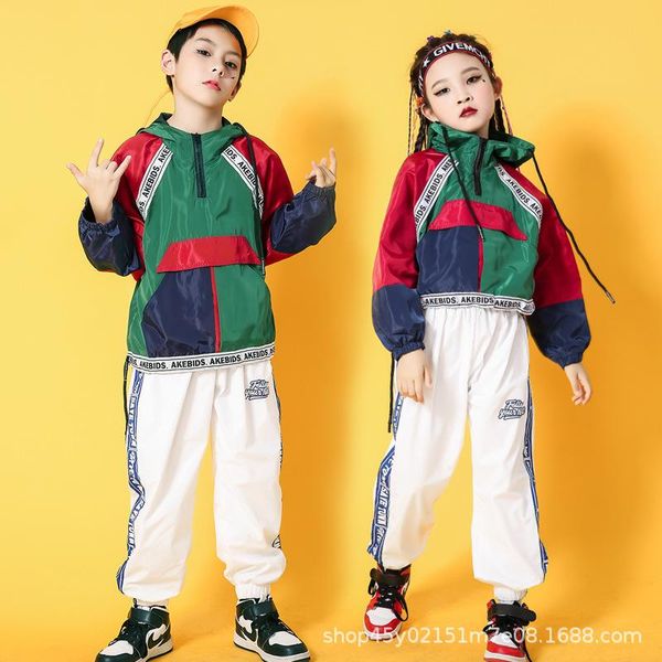 clothing sets 2021 fashion children's hip hop suit performance clothes jazz boy dance girls outfits streetwear spring coat+pants, White
clothing sets 2021 fashion children's hip hop suit performance clothes jazz boy dance girls outfits streetwear spring coat+pants, White