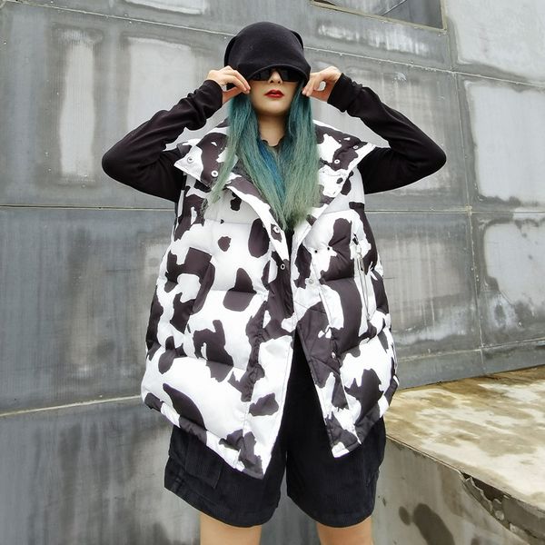 jackets cotton women winter european and american cardigan loose cow pattern black waistcoat vest jacket, Black;brown
jackets cotton women winter european and american cardigan loose cow pattern black waistcoat vest jacket, Black;brown