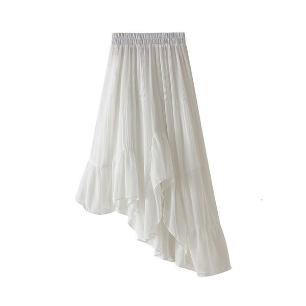 skirts skirts summer temperament irregular ruffled long skirt solid black/white a-line pleated high low mid-calf chiffon s bts4
skirts skirts summer temperament irregular ruffled long skirt solid black/white a-line pleated high low mid-calf chiffon s bts4