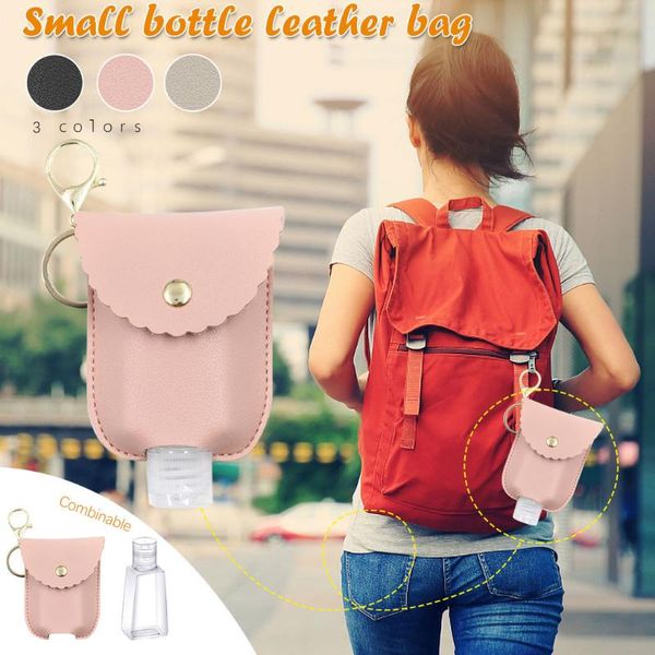 fashion leather travel small bottle and keychain holder refillable empty bottles for hand sanitizer storage drop cosmetic bags & cases
fashion leather travel small bottle and keychain holder refillable empty bottles for hand sanitizer storage drop cosmetic bags & cases