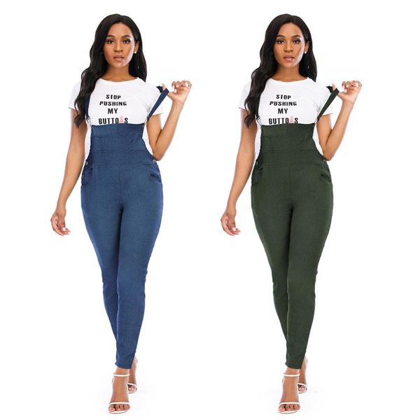 women's jeans women casual soild color skinny overalls female 2021 fashion jumpsuit pencil pants ladies daily denim suspender d30, Blue
women's jeans women casual soild color skinny overalls female 2021 fashion jumpsuit pencil pants ladies daily denim suspender d30, Blue