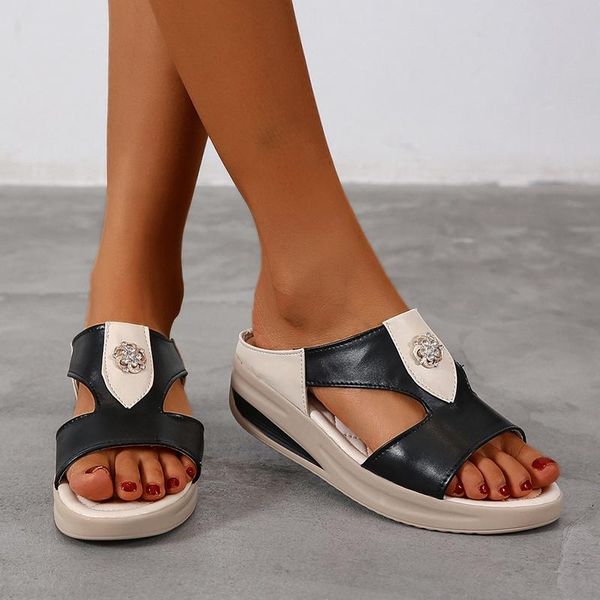sandals 2021 summer rhinestone women shoes breathable comfortable non-slip ladies walking beach, Black
sandals 2021 summer rhinestone women shoes breathable comfortable non-slip ladies walking beach, Black