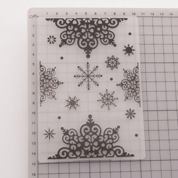 craft tools plastic christmas snowflakes pattern stencils embossing folders diy scrapbooking paper card making for po decor 1pc
craft tools plastic christmas snowflakes pattern stencils embossing folders diy scrapbooking paper card making for po decor 1pc