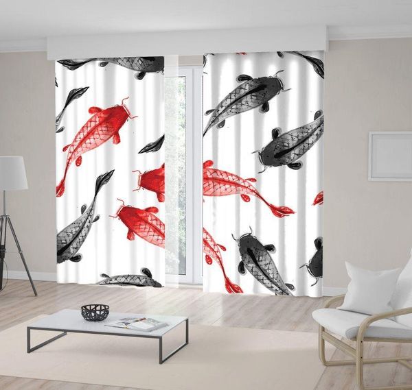 curtain & drapes koi carps traditional japanese painting style artwork printed red and black
curtain & drapes koi carps traditional japanese painting style artwork printed red and black